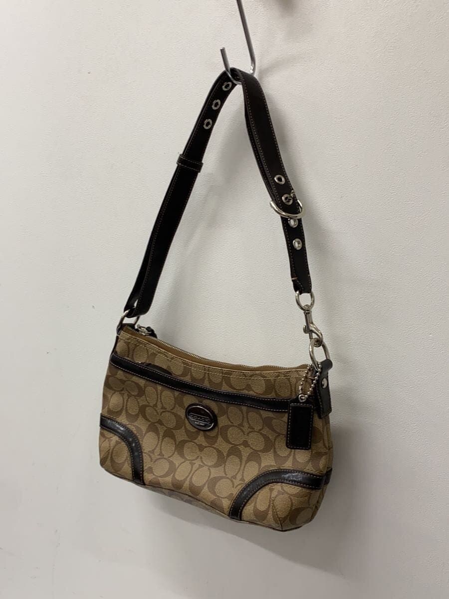 COACH Shoulder Bag_Signature Leather All Over Pattern 2