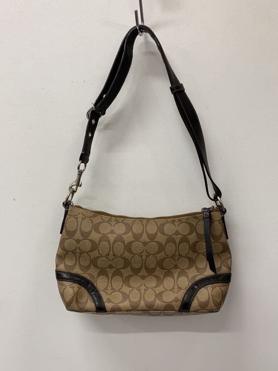 COACH Shoulder Bag_Signature Leather All Over Pattern 3