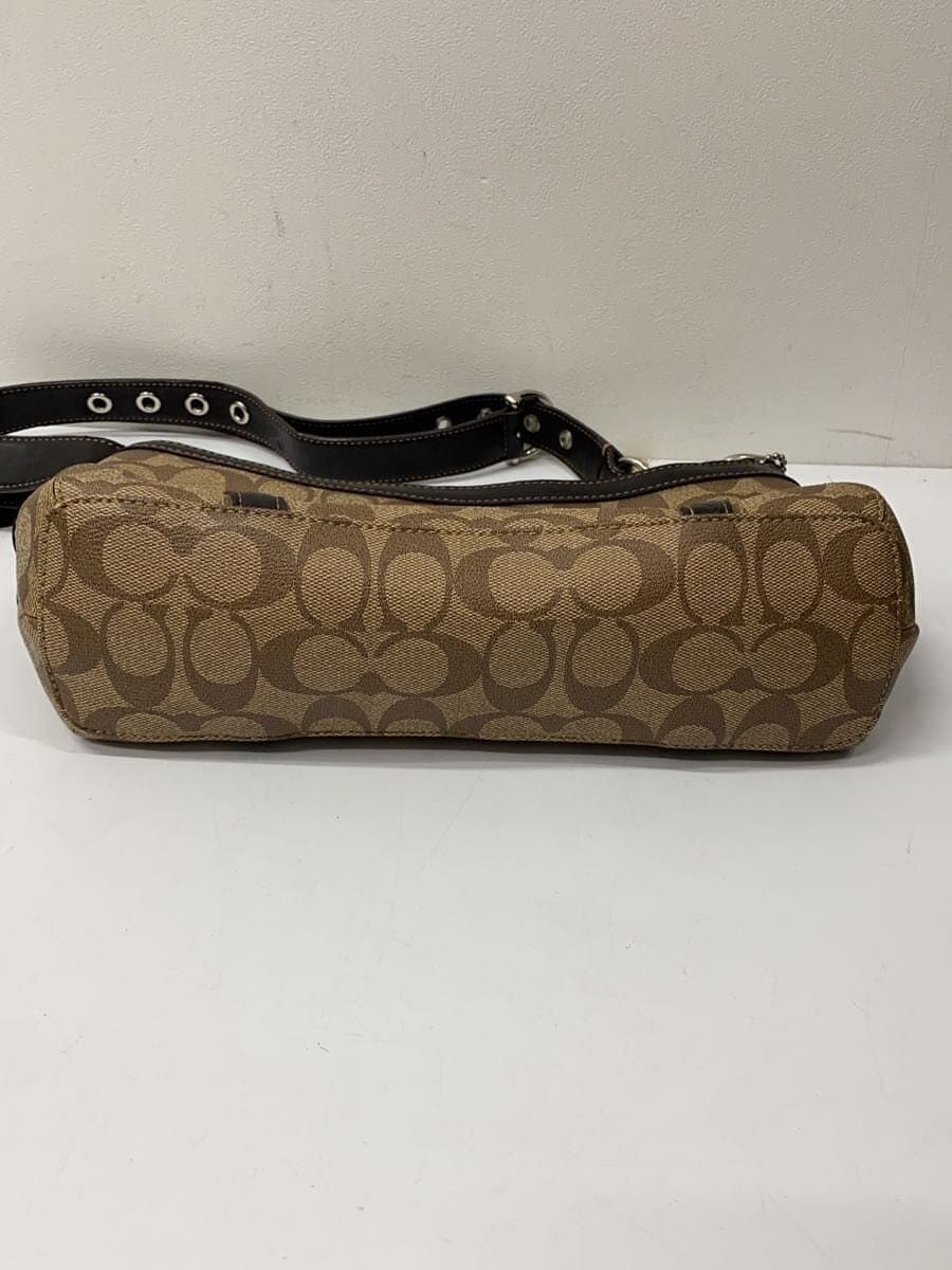 COACH Shoulder Bag_Signature Leather All Over Pattern 4