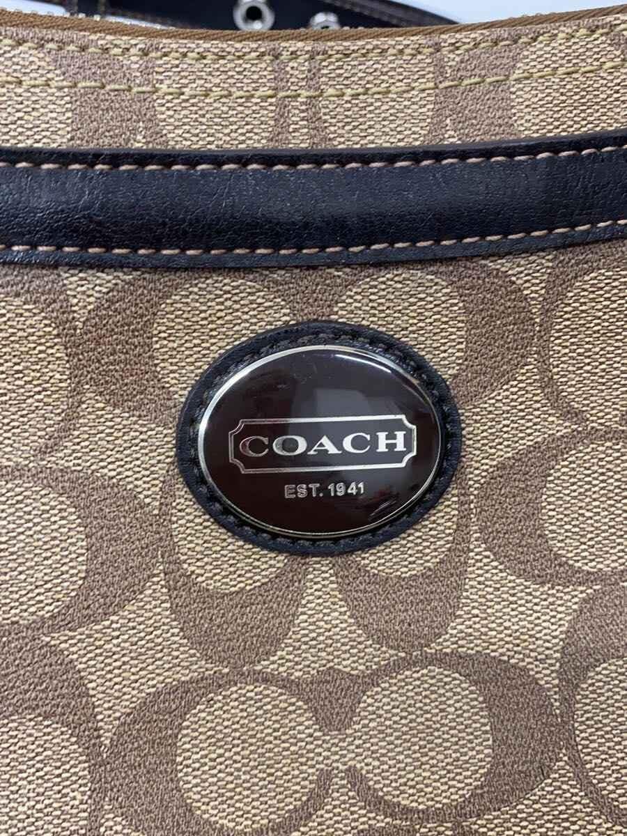COACH Shoulder Bag_Signature Leather All Over Pattern 5