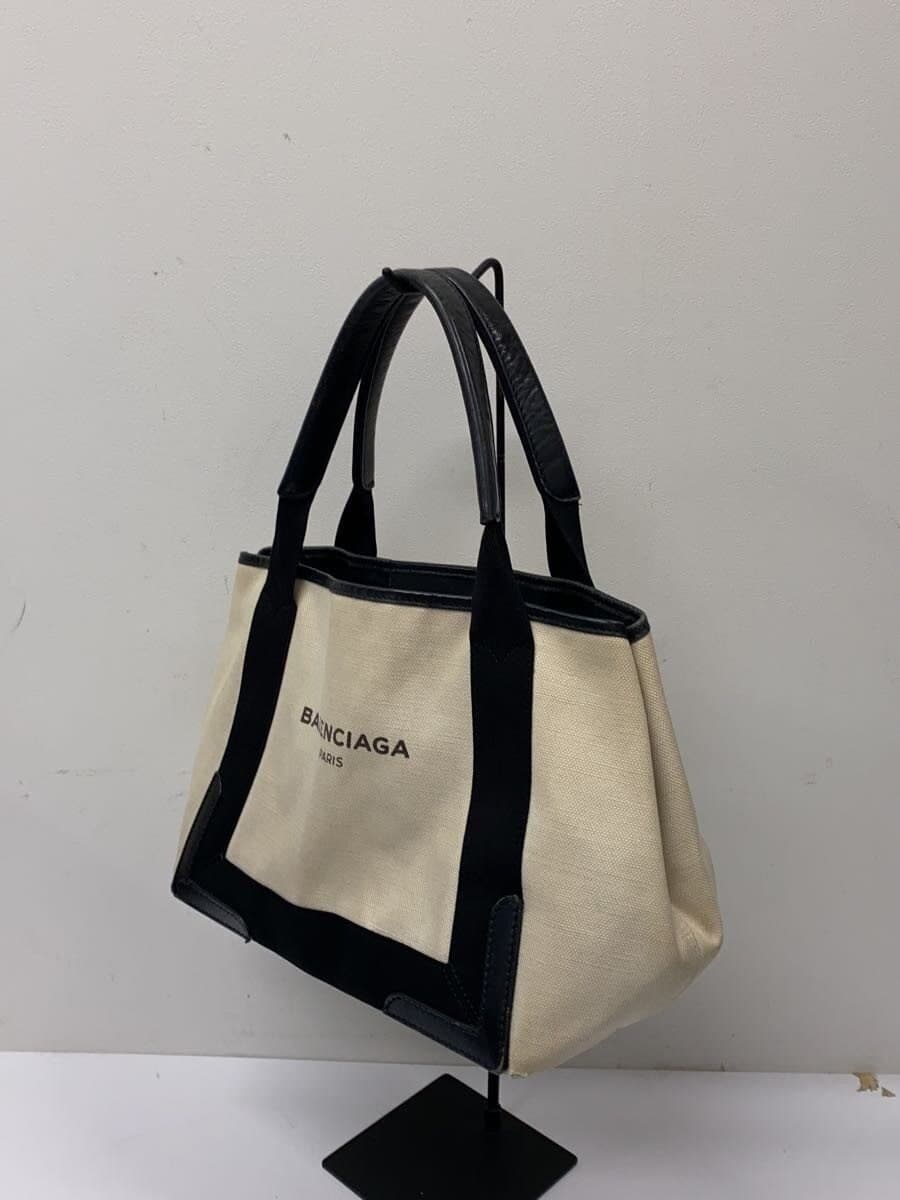 BALENCIAGA Tote Bag Canvas BEG 339933 2