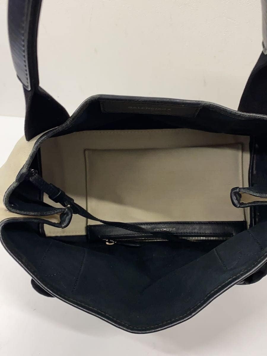 BALENCIAGA Tote Bag Canvas BEG 339933 6