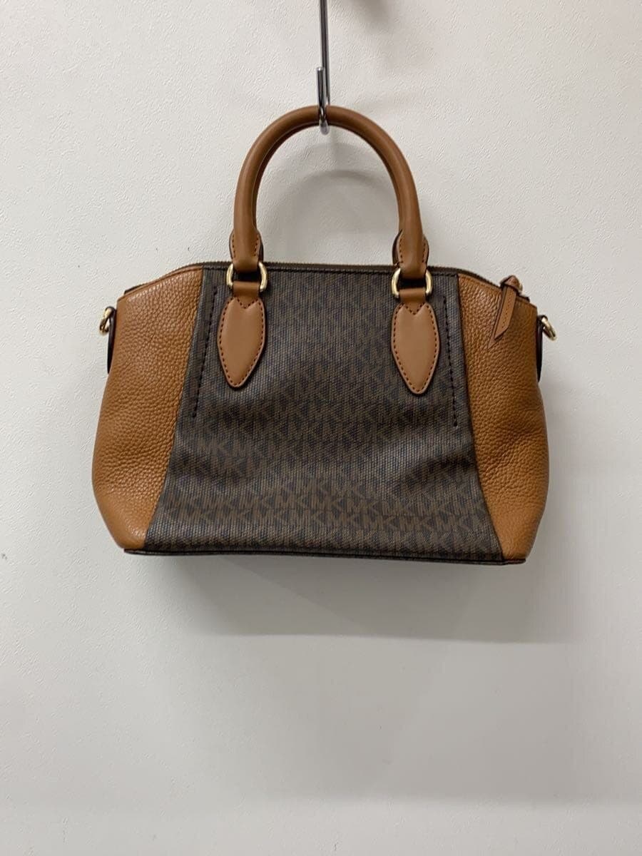 MICHAEL KORS Handbag Leather BRW All Over Pattern 30F1G4SM ２WAY 3
