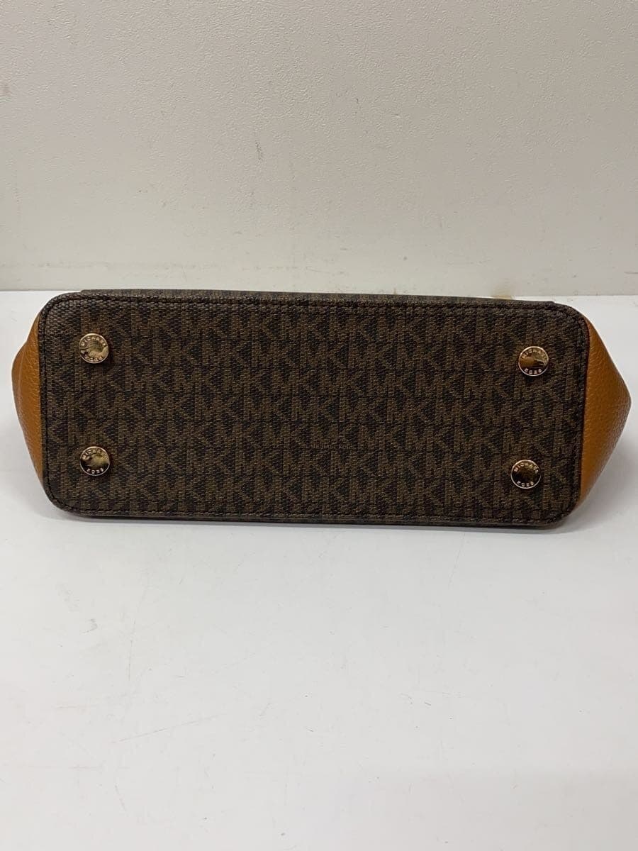 MICHAEL KORS Handbag Leather BRW All Over Pattern 30F1G4SM ２WAY 4