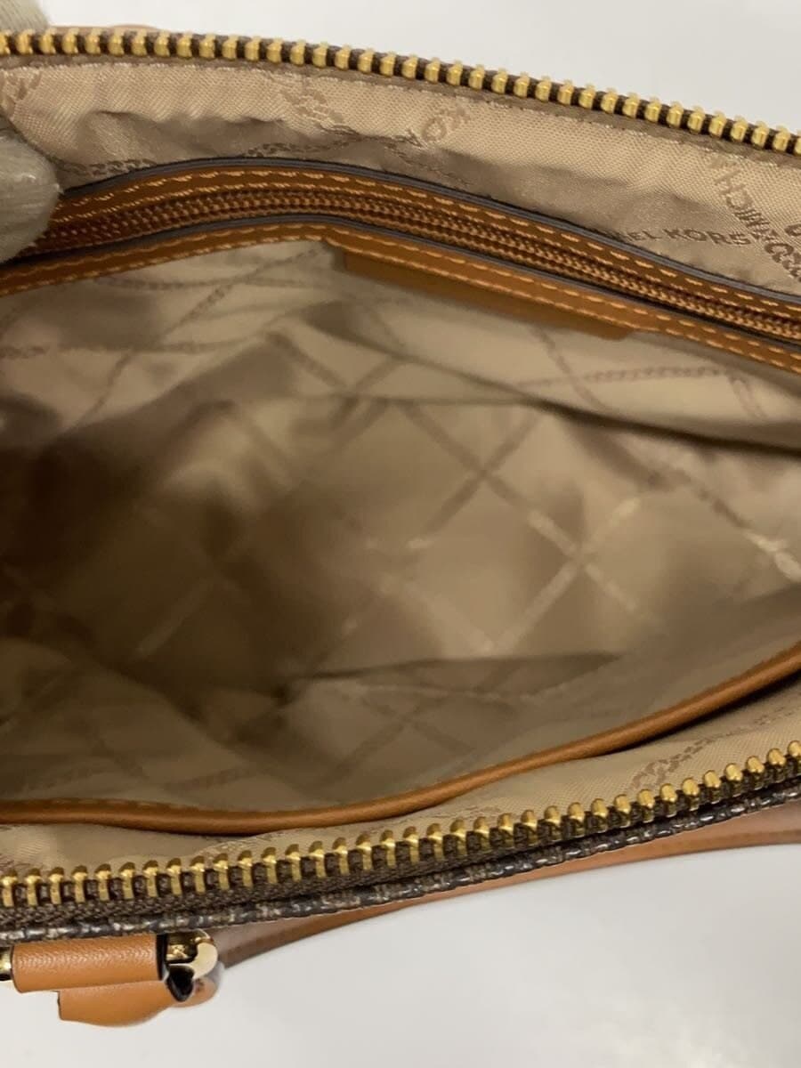 MICHAEL KORS Handbag Leather BRW All Over Pattern 30F1G4SM ２WAY 6