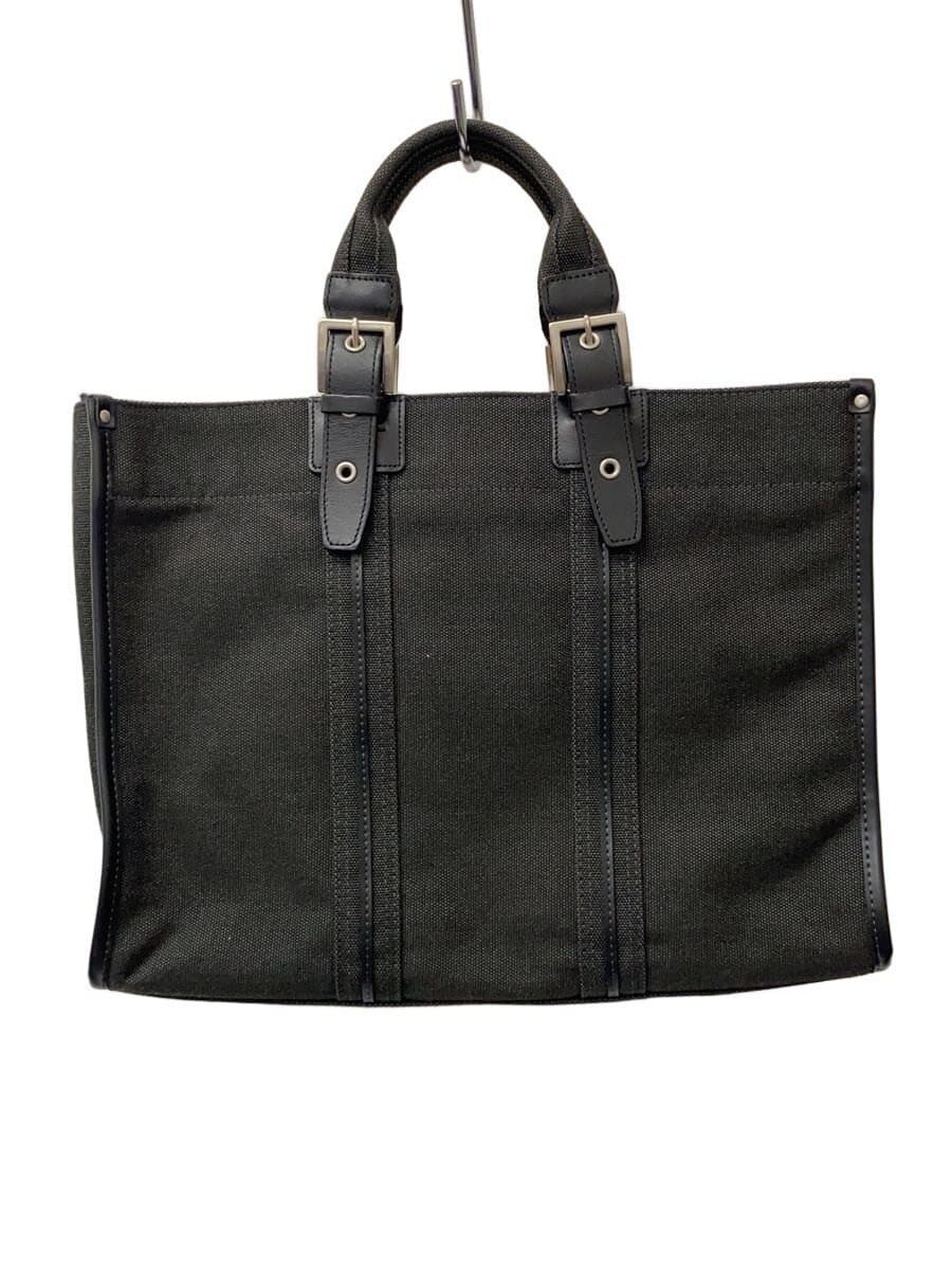 agnes b. Tote Bag Canvas GRY Solid