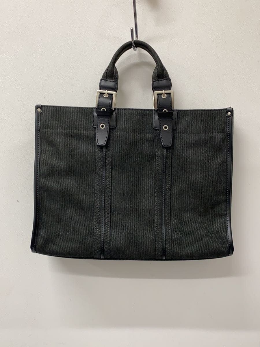 agnes b. Tote Bag Canvas GRY Solid 3