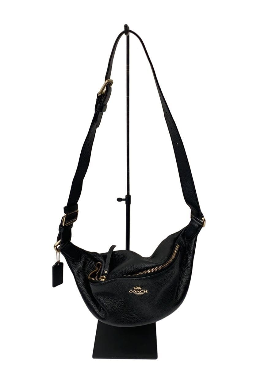 COACH Shoulder Bag Leather BLK H1980-F48738