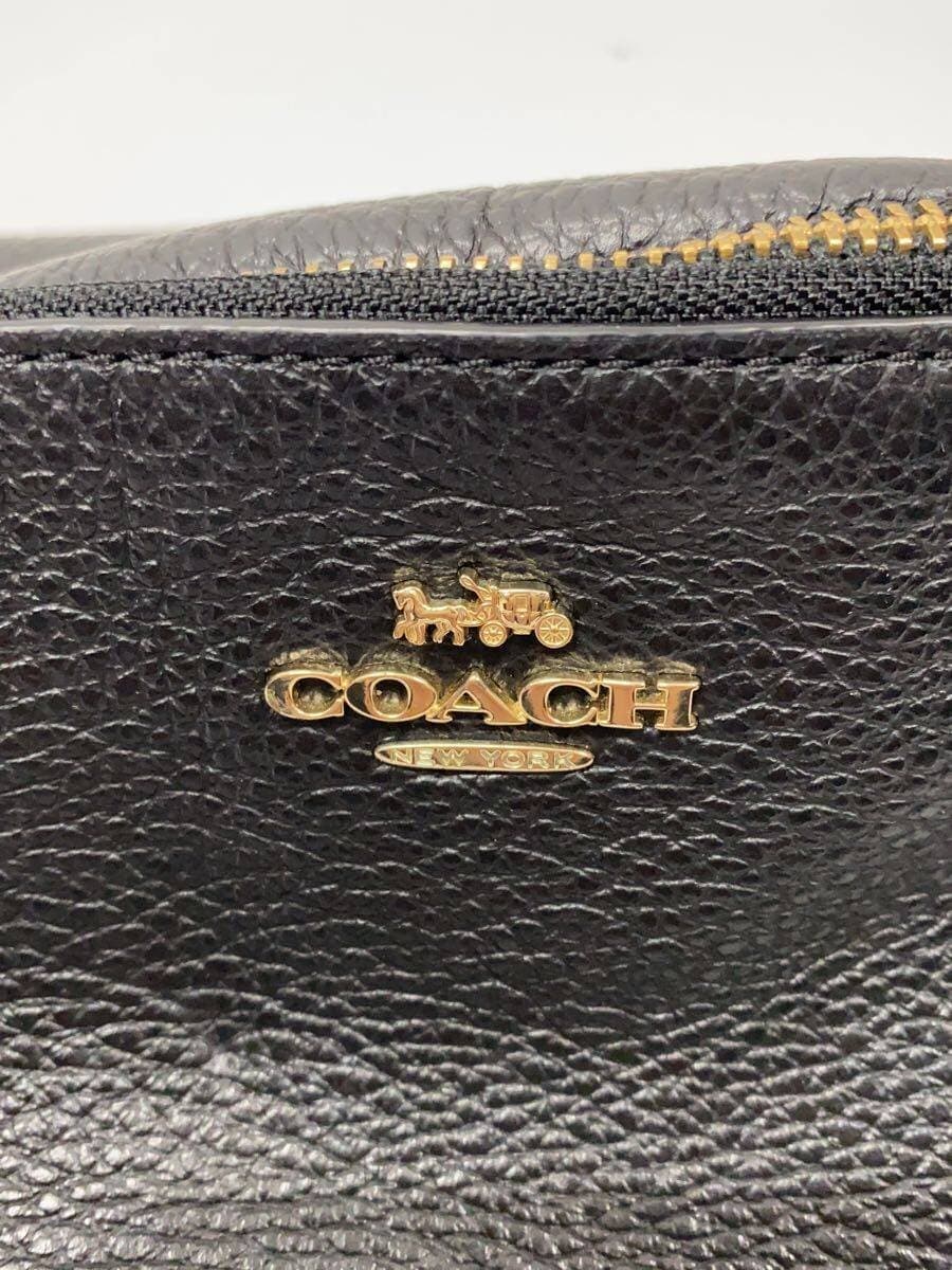 COACH Shoulder Bag Leather BLK H1980-F48738 5