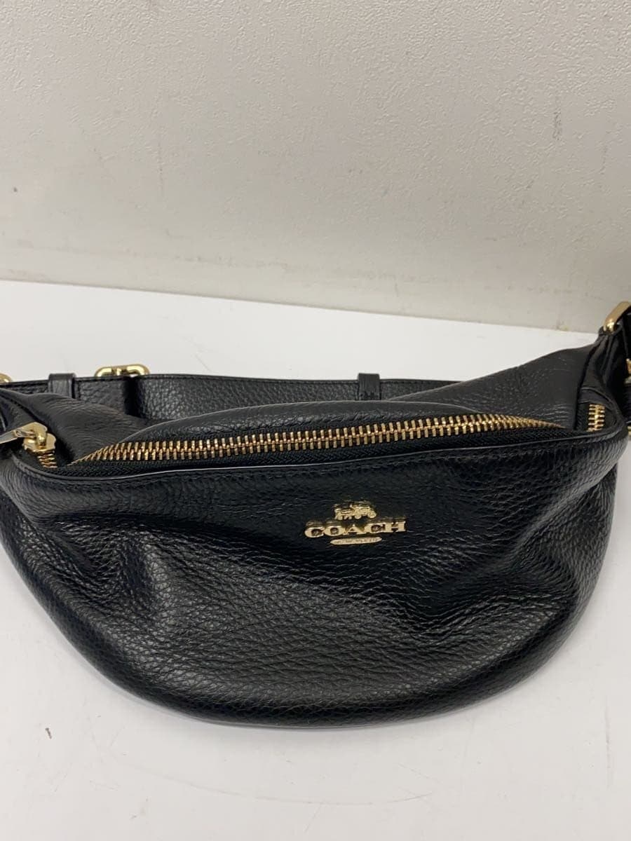 COACH Shoulder Bag Leather BLK H1980-F48738 4