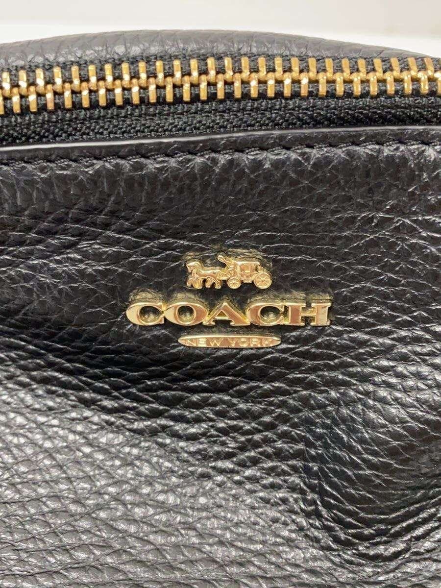 COACH Shoulder Bag Leather BLK H1980-F48738 5