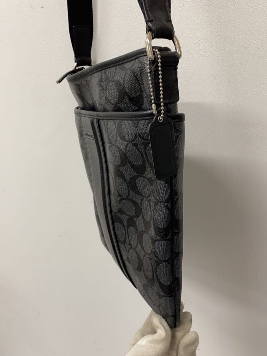 COACH Shoulder Bag Signature All-over Pattern Canvas BLK All-over Pattern F71131 2