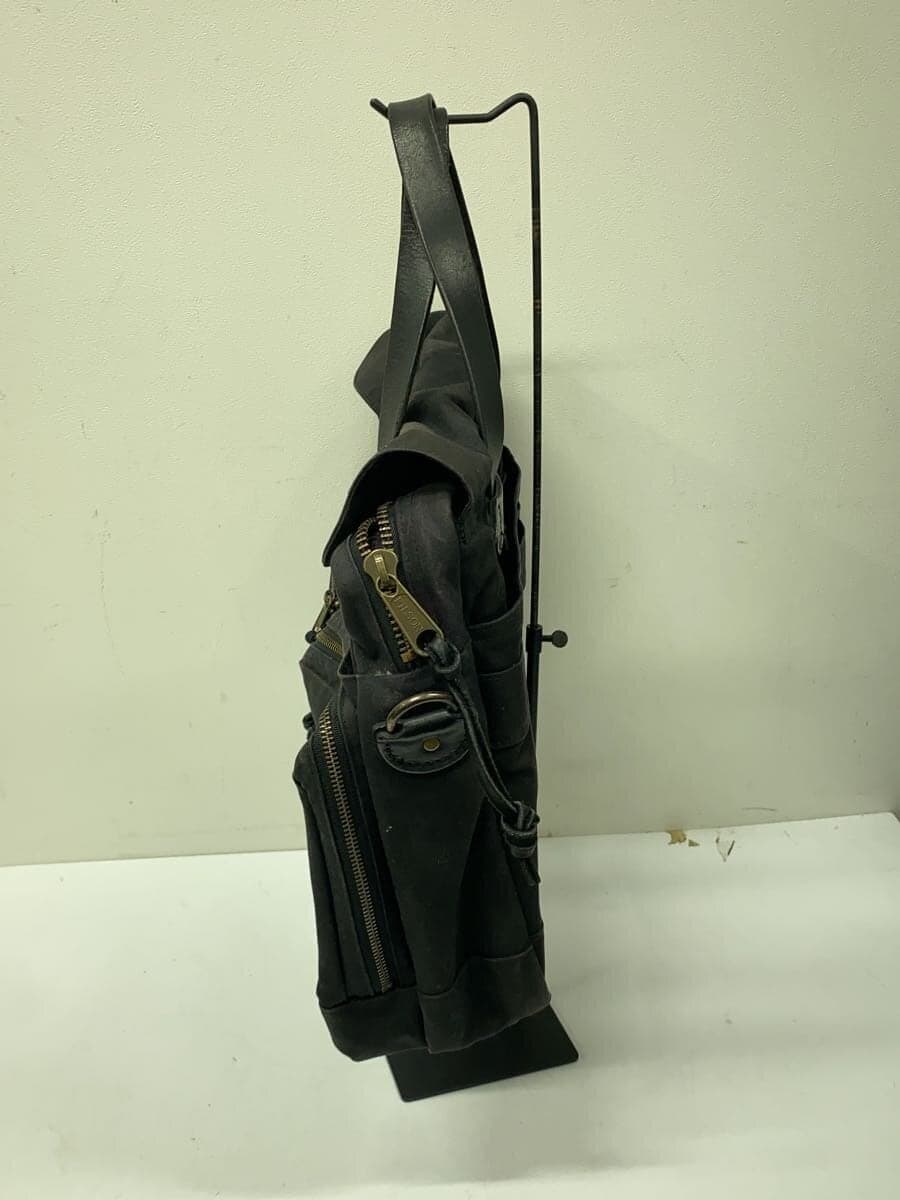 FILSON Briefcase Canvas Black Solid Color 2