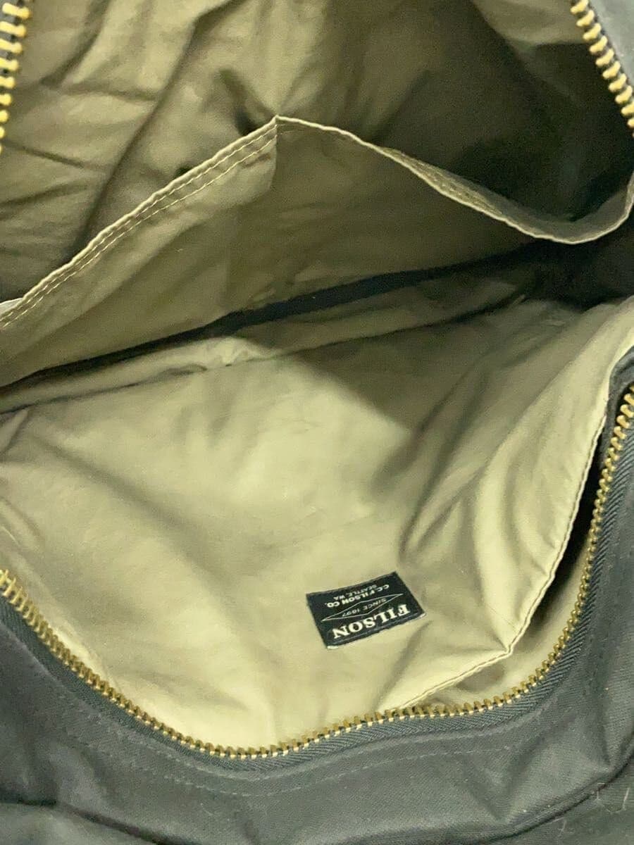 FILSON Briefcase Canvas Black Solid Color 6
