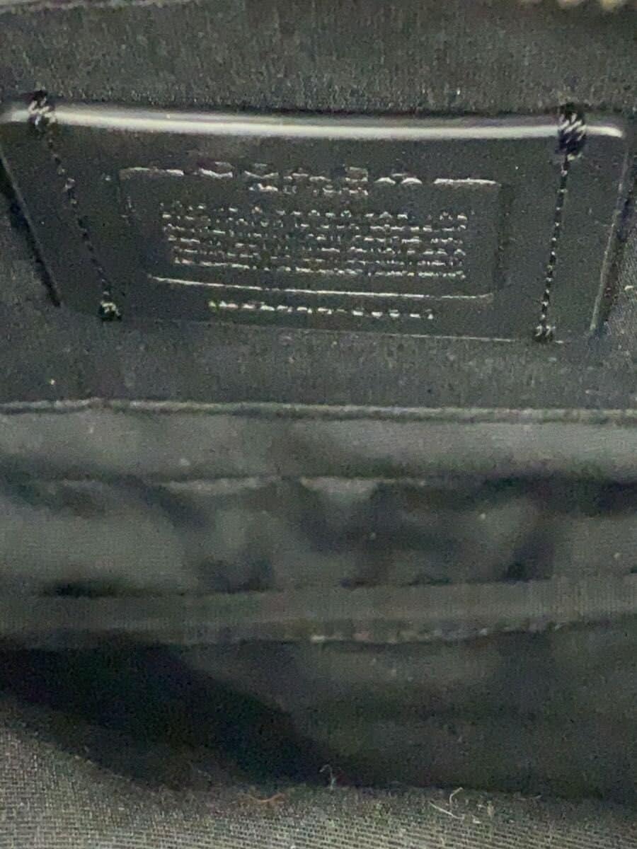 COACH Waist Bag Leather Black CJ507 6