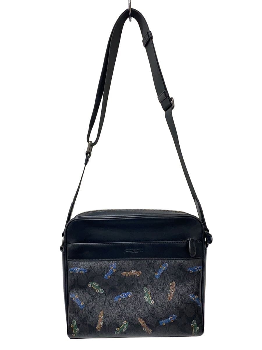 COACH Shoulder Bag Leather Black F31270