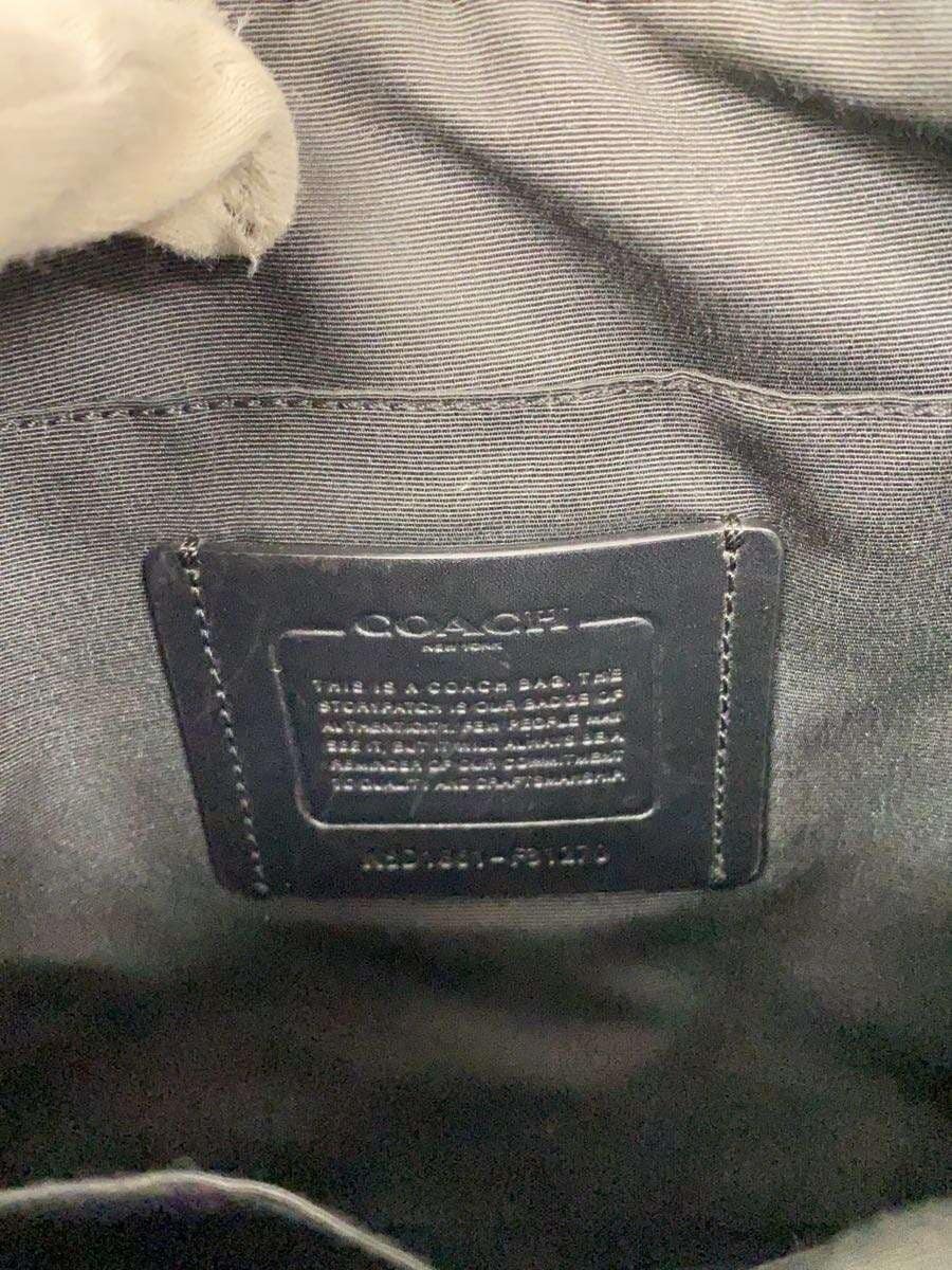 COACH Shoulder Bag Leather Black F31270 5