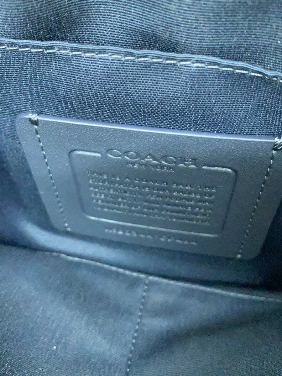 COACH Shoulder Bag Leather Green All-over Print CF484 4