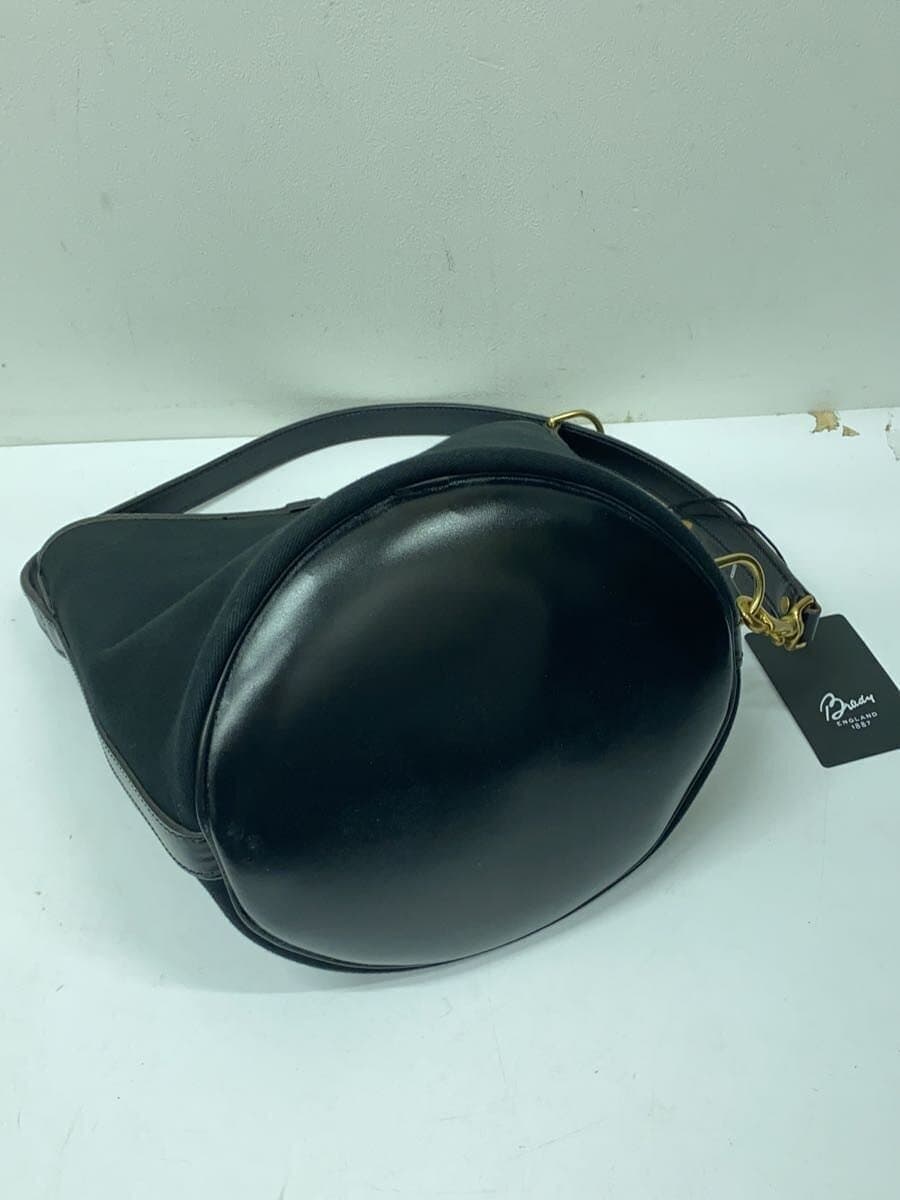 BRADY Shoulder Bag Canvas Black Solid Color 4
