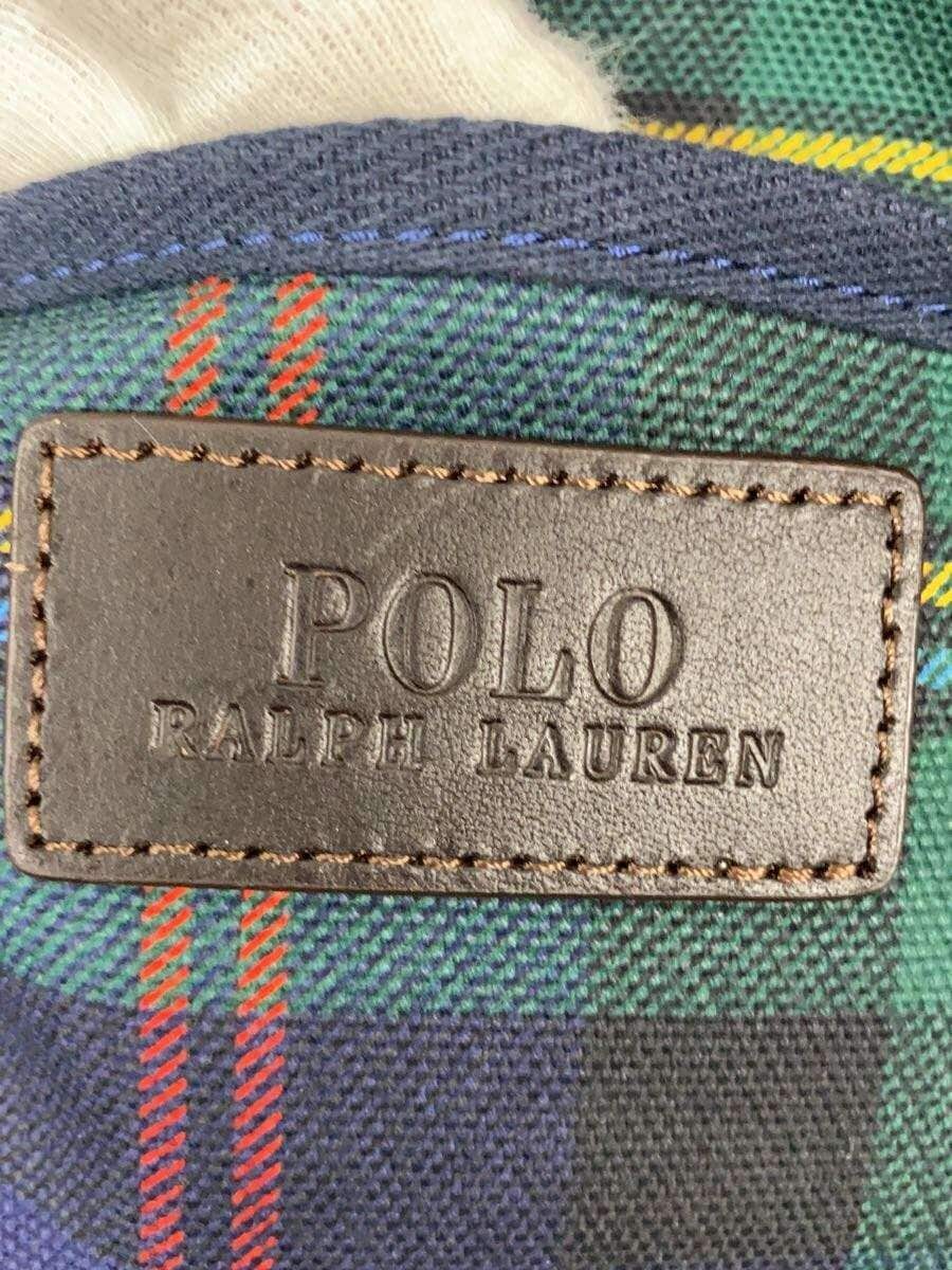 POLO RALPH LAUREN tote bag canvas GRN check 6