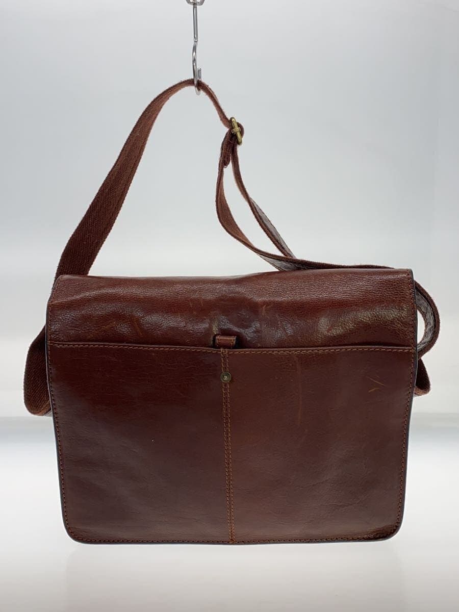 SNOBBIST Shoulder Bag Leather BRW Solid 3