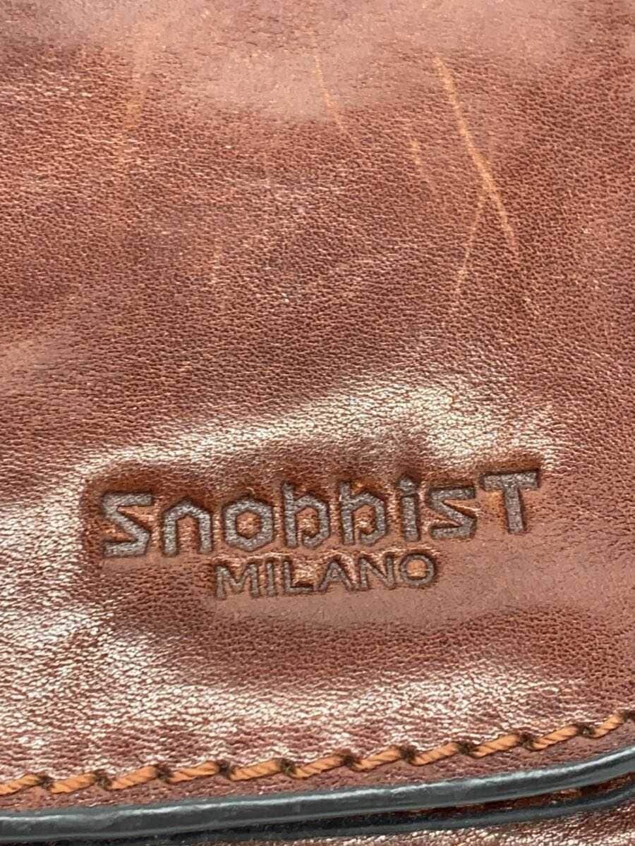SNOBBIST Shoulder Bag Leather BRW Solid 5