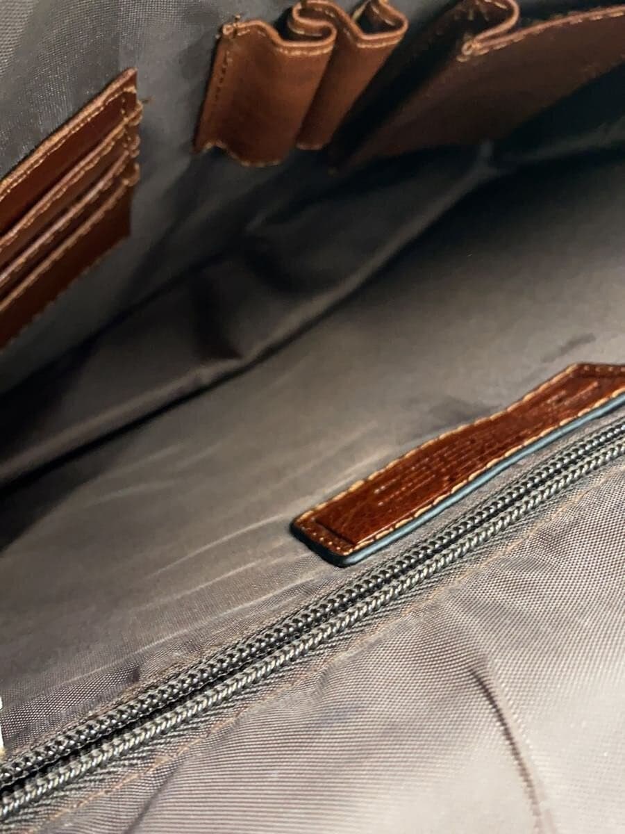 SNOBBIST Shoulder Bag Leather BRW Solid 6