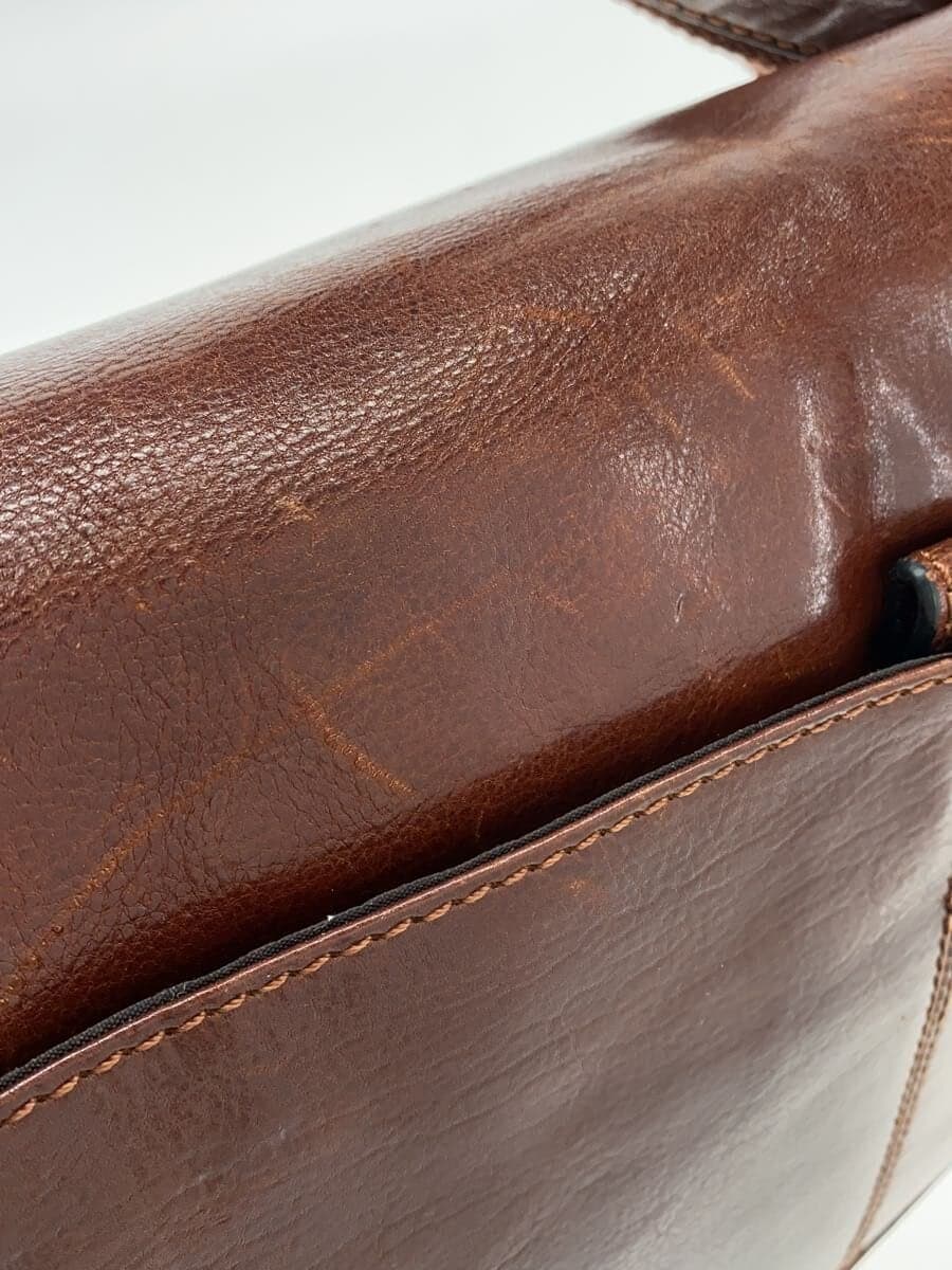 SNOBBIST Shoulder Bag Leather BRW Solid 7