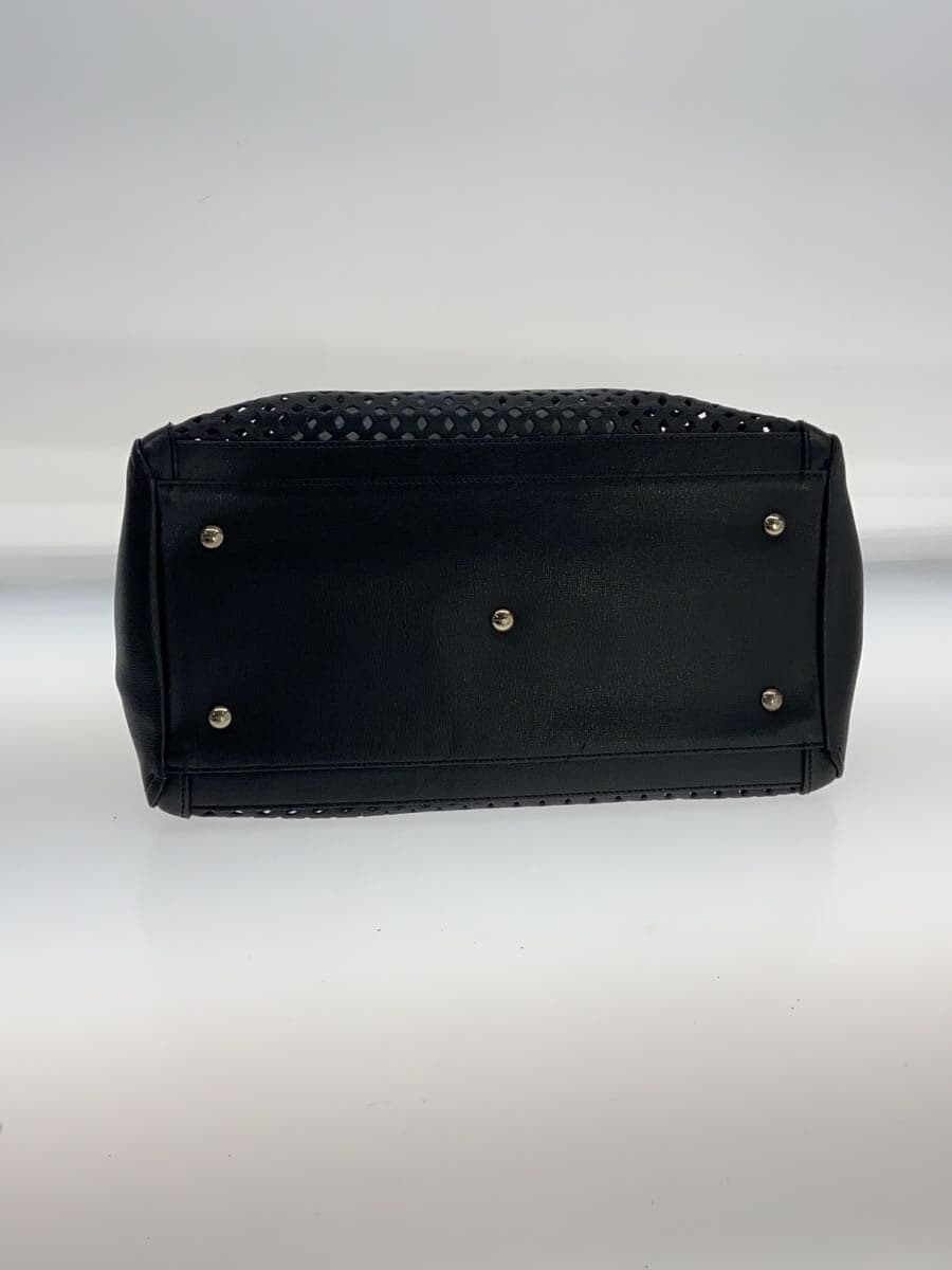 FURLA Tote Bag Leather BLK 4