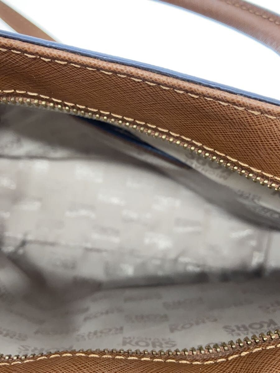 MICHAEL KORS Shoulder Bag Leather BRW Solid 35H7GD1C1L 2-Way Studs 6