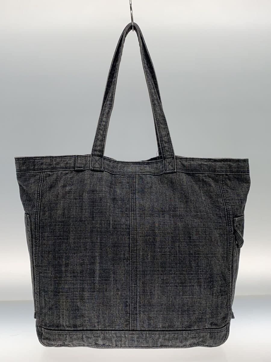 PORTER tote bag cotton GRY plain 3