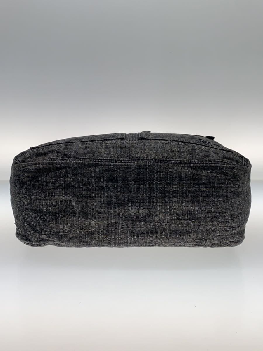 PORTER tote bag cotton GRY plain 4