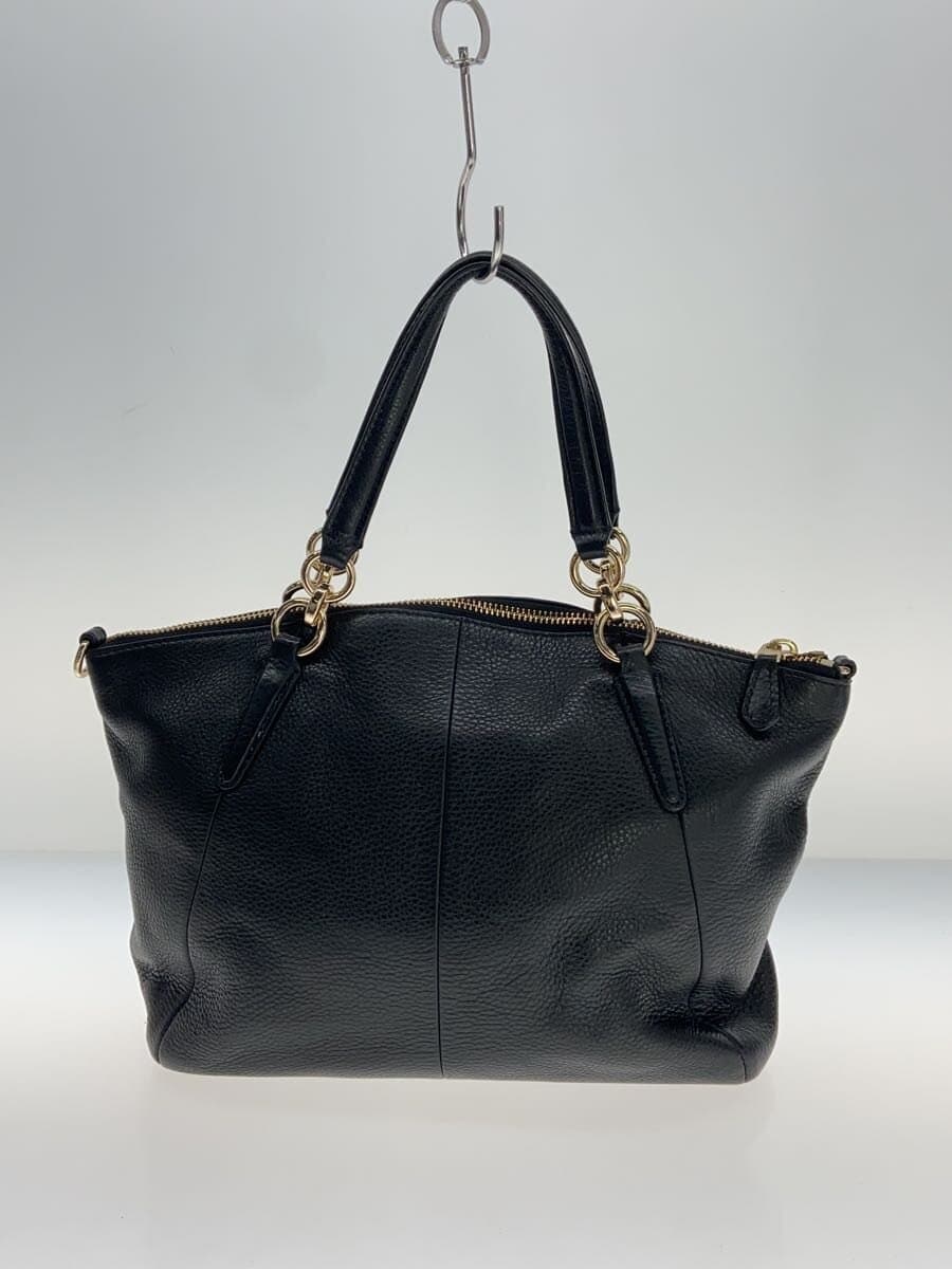 COACH Bag Leather BLK Solid F36675 3