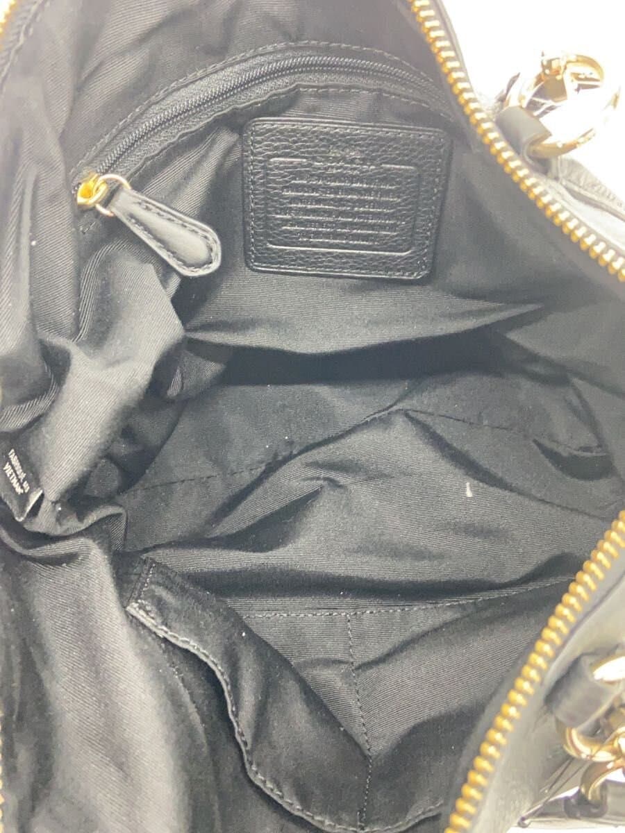 COACH Bag Leather BLK Solid F36675 6