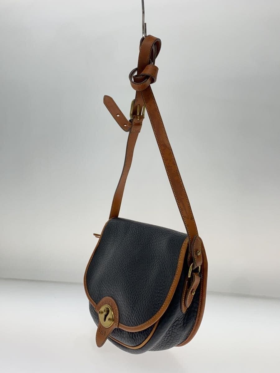 Dooney & Bourke Shoulder Bag Leather BLK Solid 2