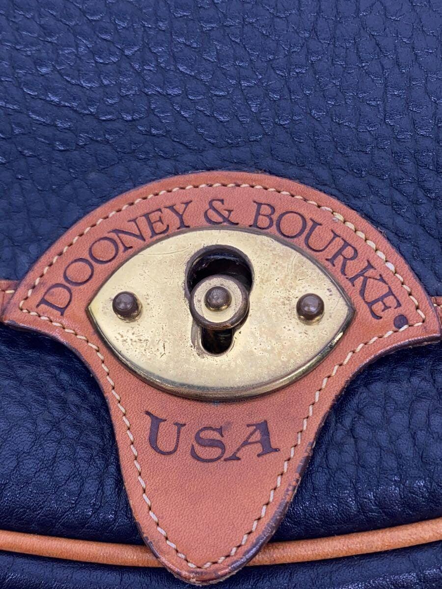 Dooney & Bourke Shoulder Bag Leather BLK Solid 5