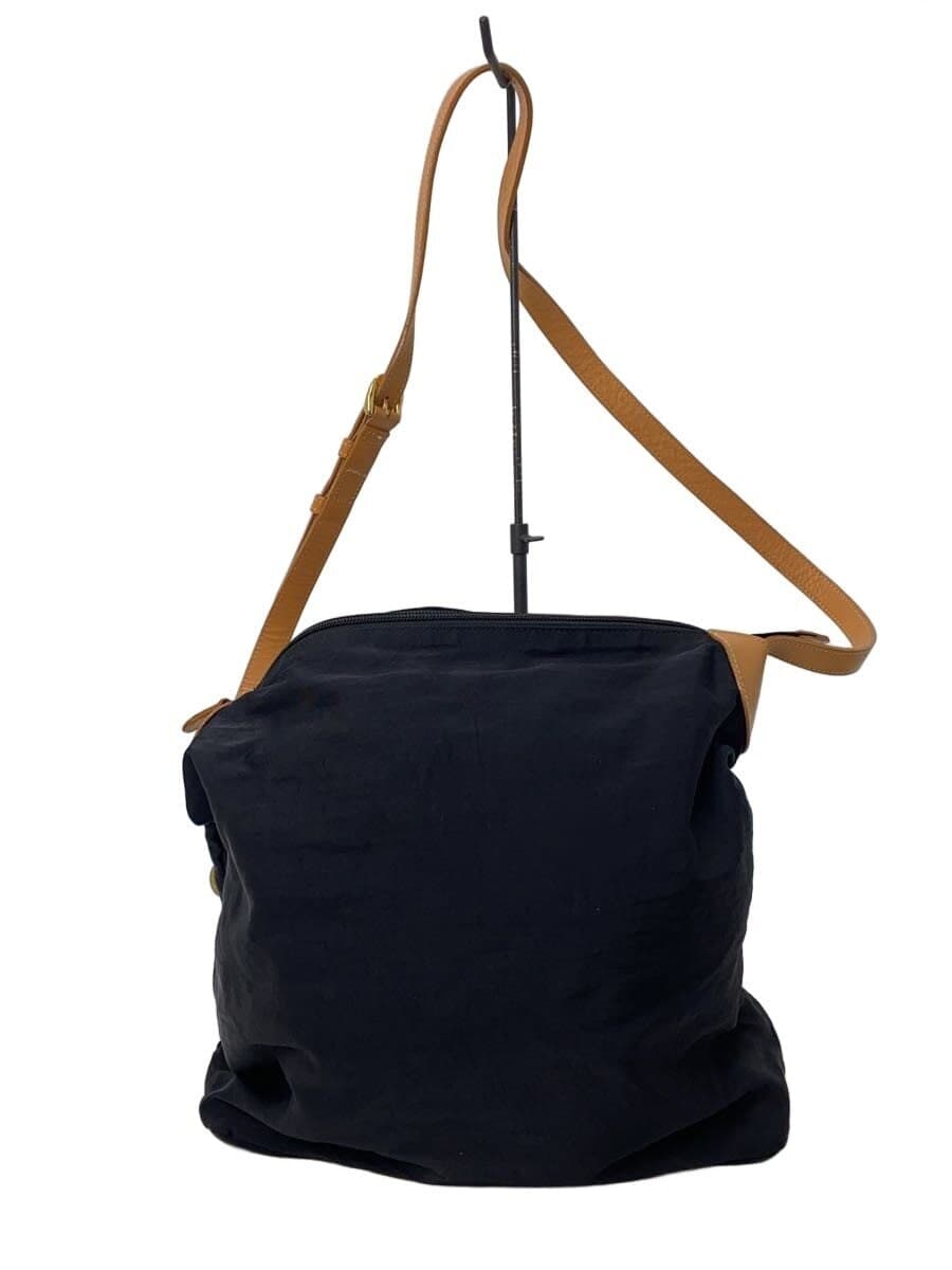 Kitamura Shoulder Bag Nylon BLK Solid