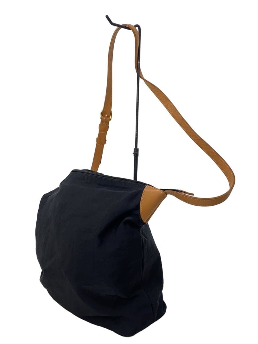 Kitamura Shoulder Bag Nylon BLK Solid 2
