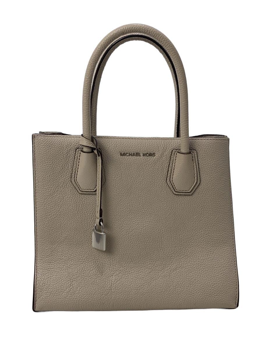 MICHAEL KORS Tote Bag Leather GRY 30F6SM9T2L Shoulder Missing Part