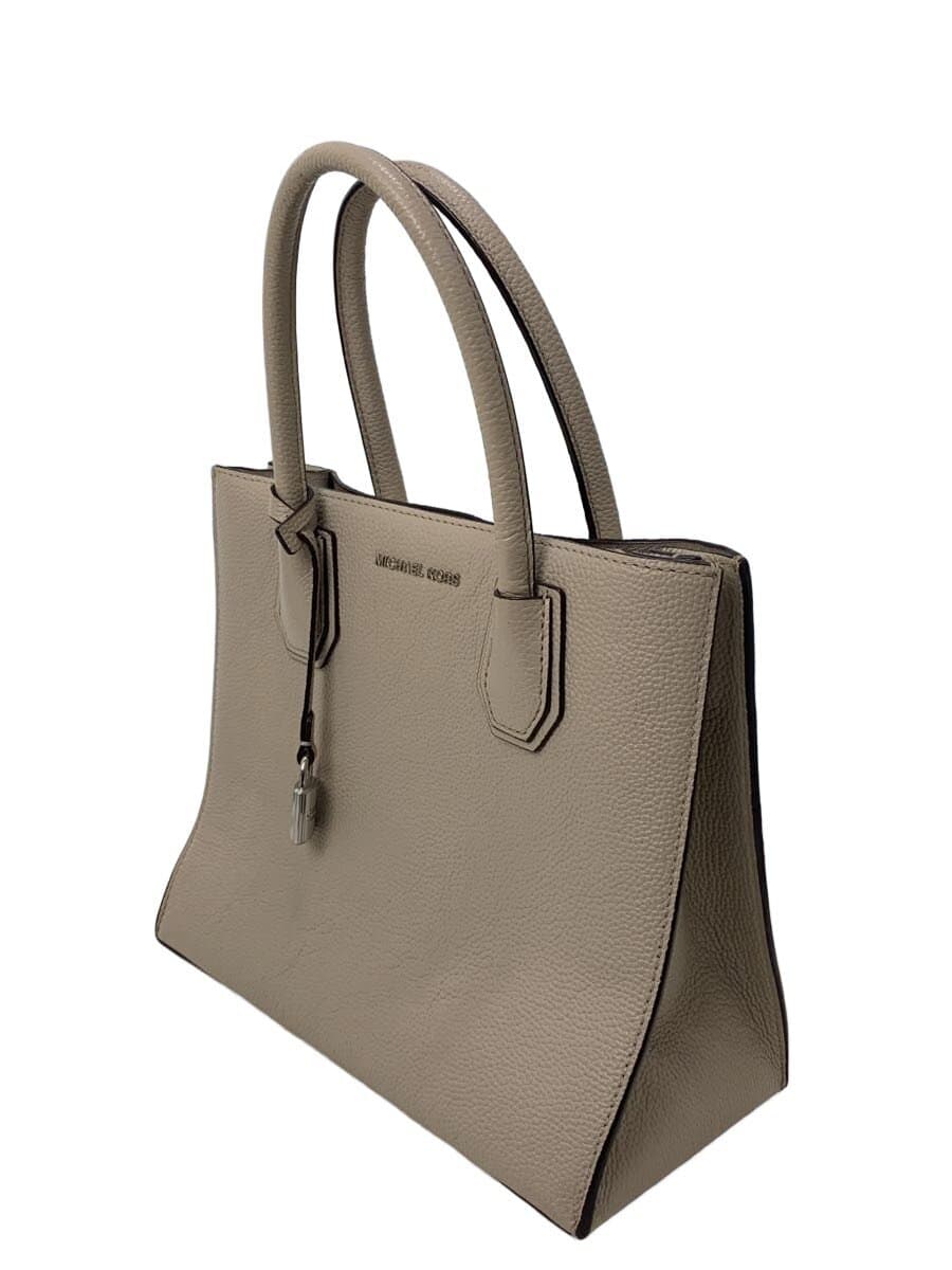 MICHAEL KORS Tote Bag Leather GRY 30F6SM9T2L Shoulder Missing Part 2