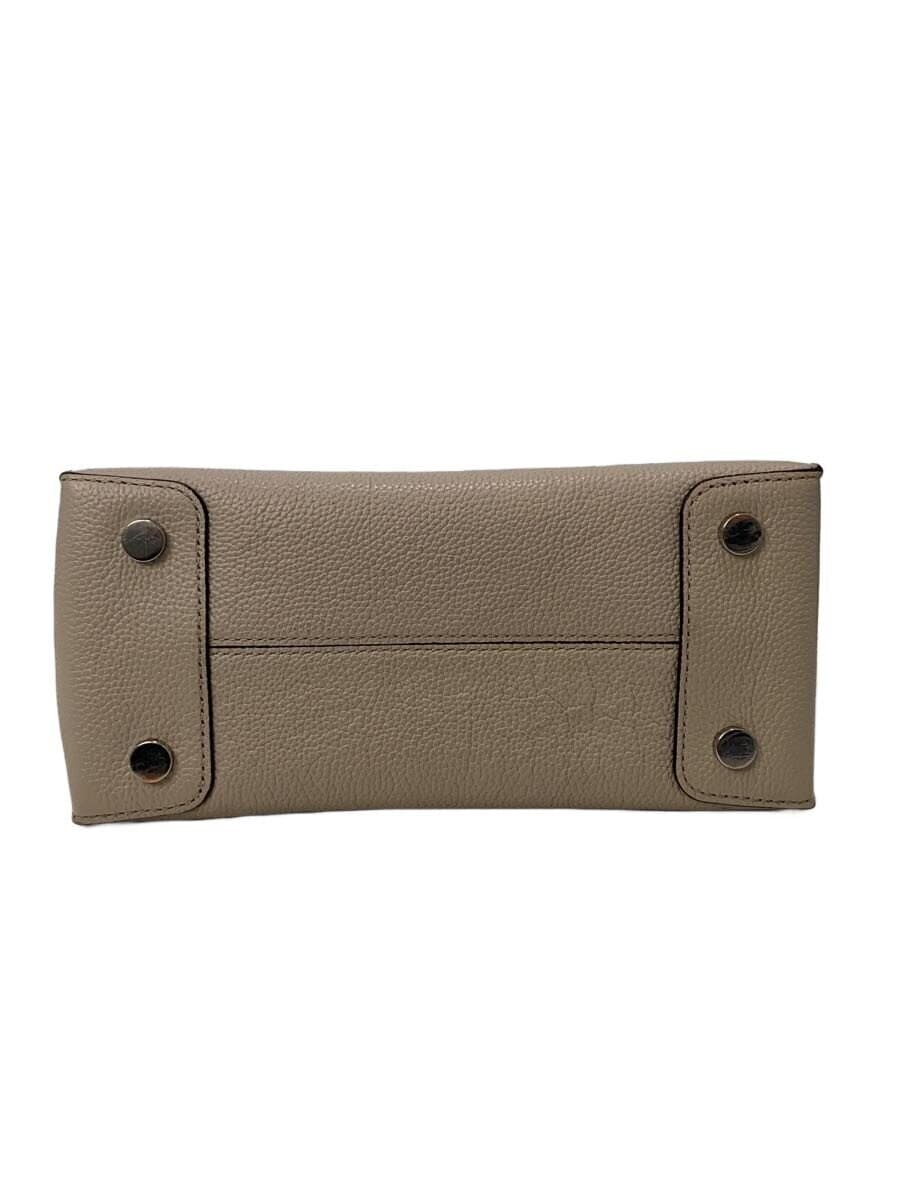 MICHAEL KORS Tote Bag Leather GRY 30F6SM9T2L Shoulder Missing Part 4