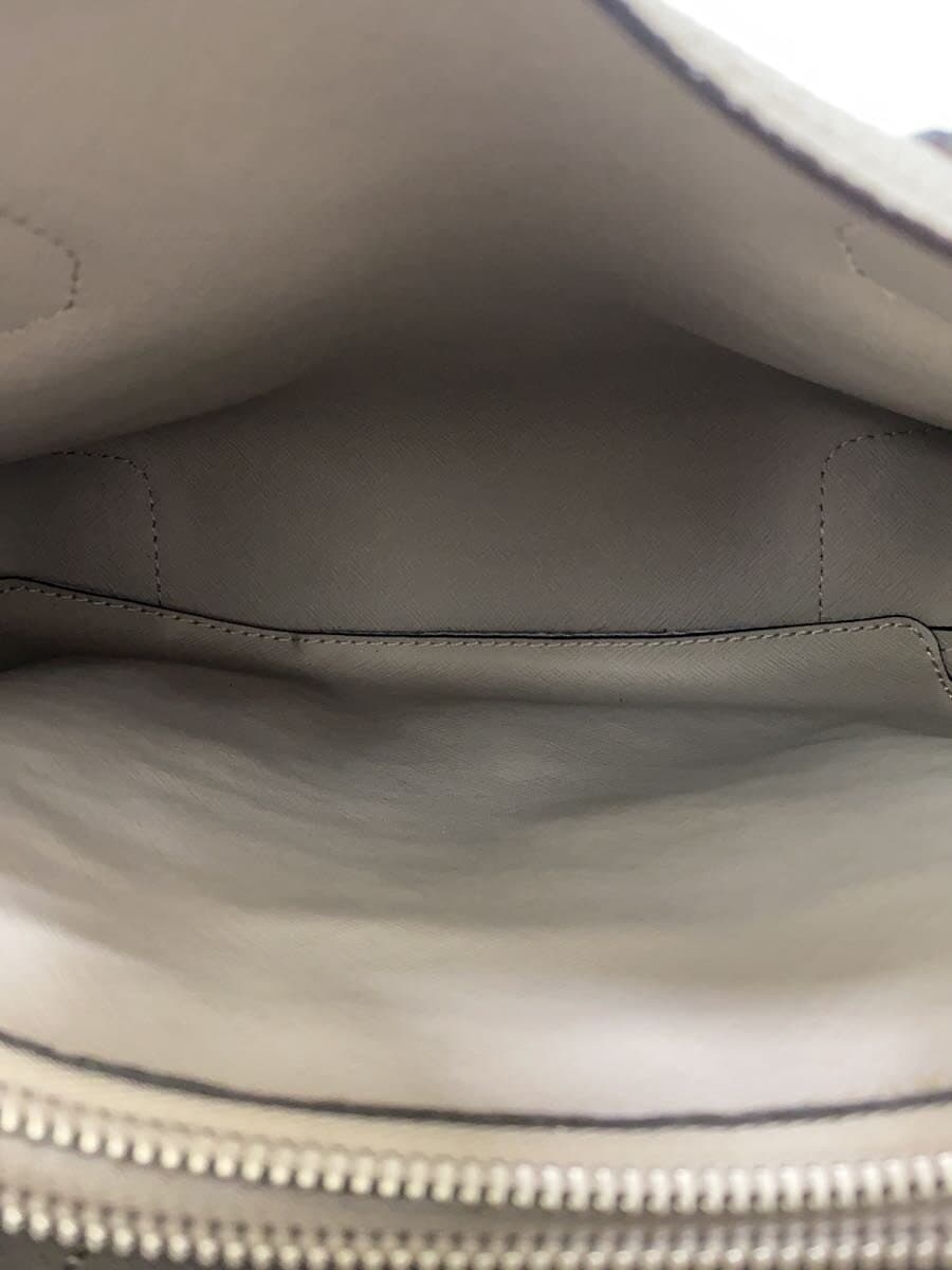 MICHAEL KORS Tote Bag Leather GRY 30F6SM9T2L Shoulder Missing Part 6