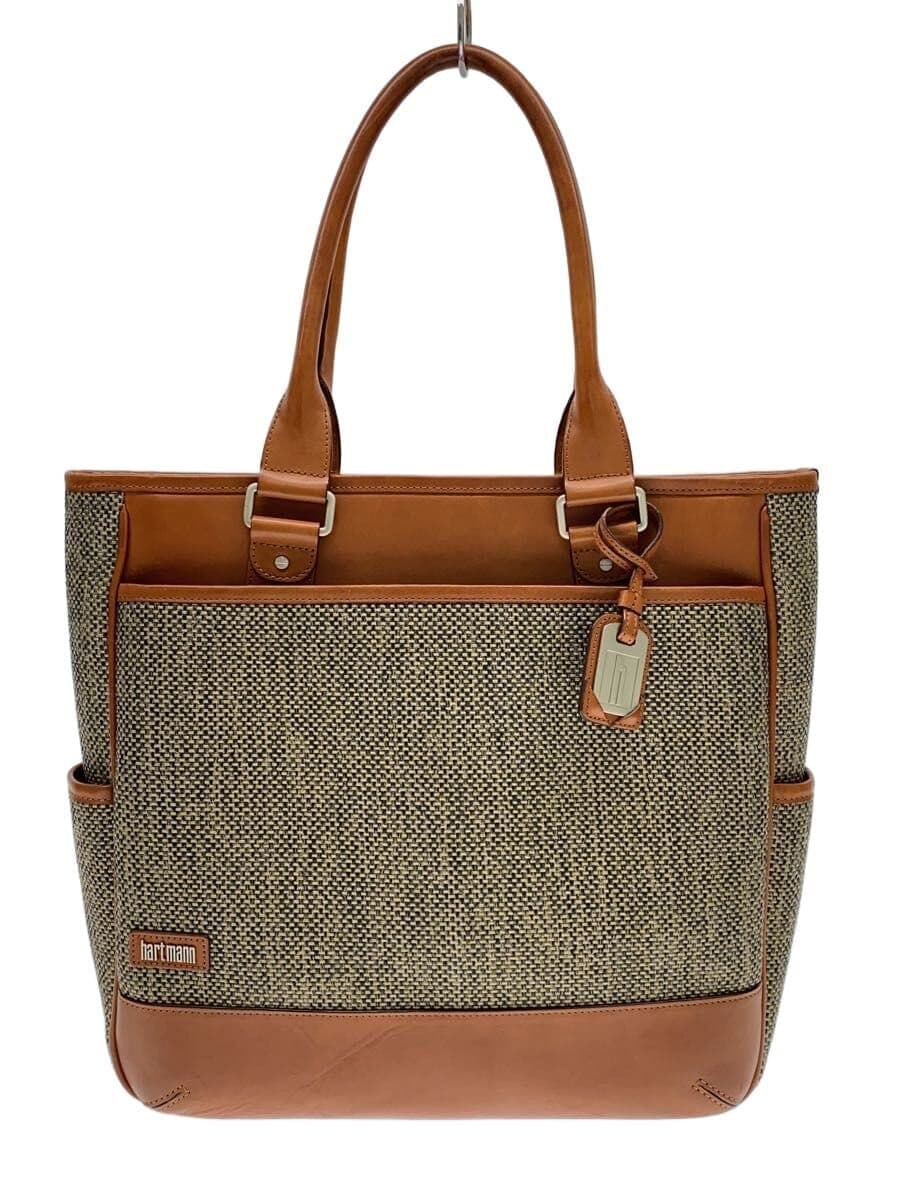 Hartmann tote bag -- KHK plain tweed