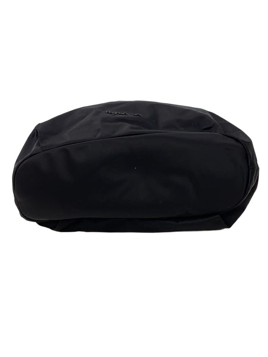 agnes b. tote bag nylon BLK plain 4