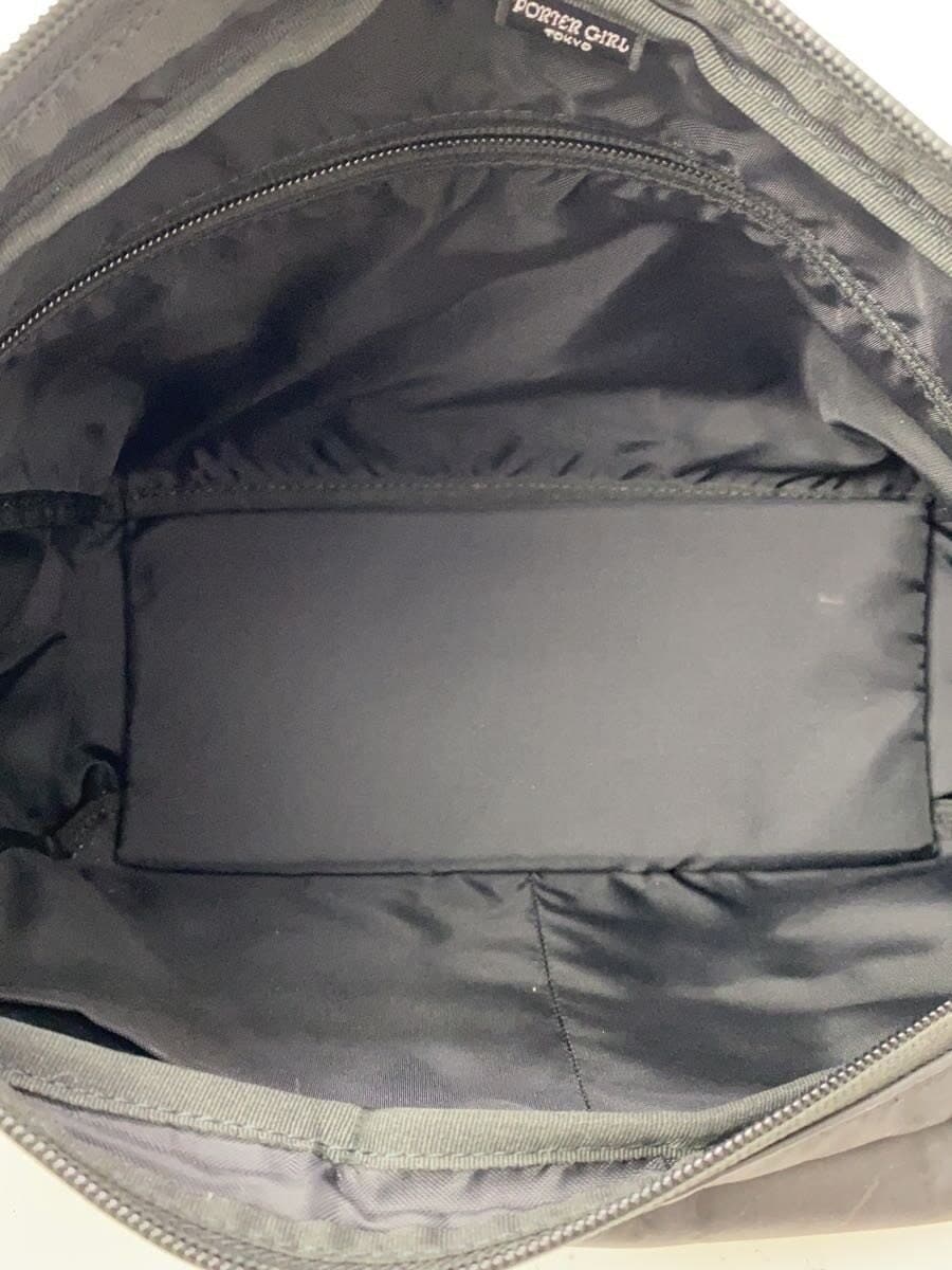 PORTER GIRL Shoulder Bag -- BLK Plain 6