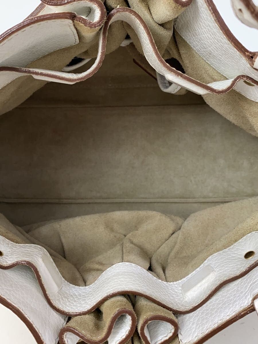 ANYA HINDMARCH handbag leather WHT some darkening present 6