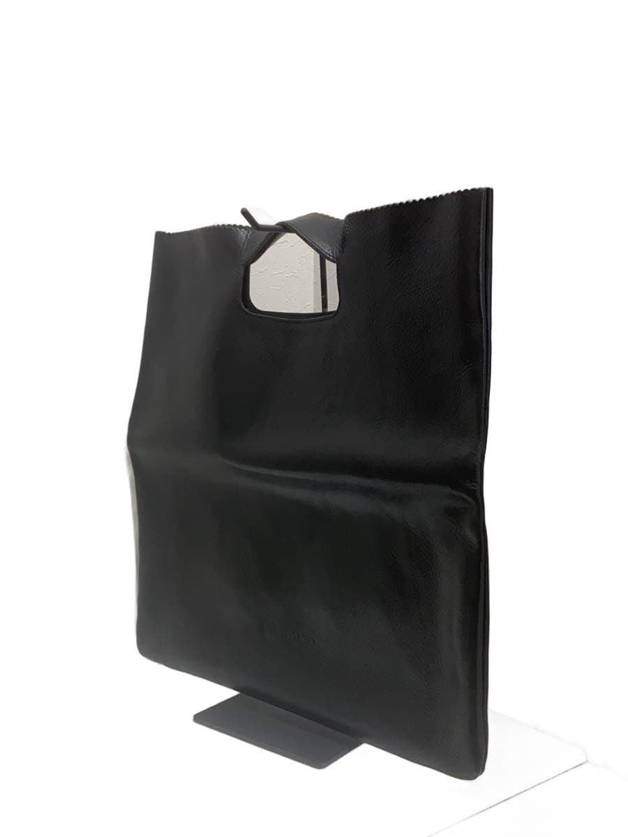 GANZO Bag Leather BLK Solid Clutch Bag 2