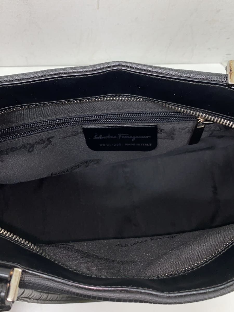 Salvatore Ferragamo Tote Bag Leather BLK 21 1239 6