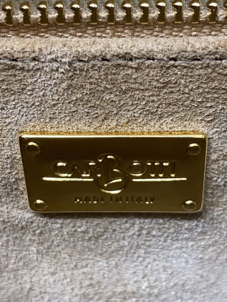 CARBOTTI Handbag Leather BLK 5