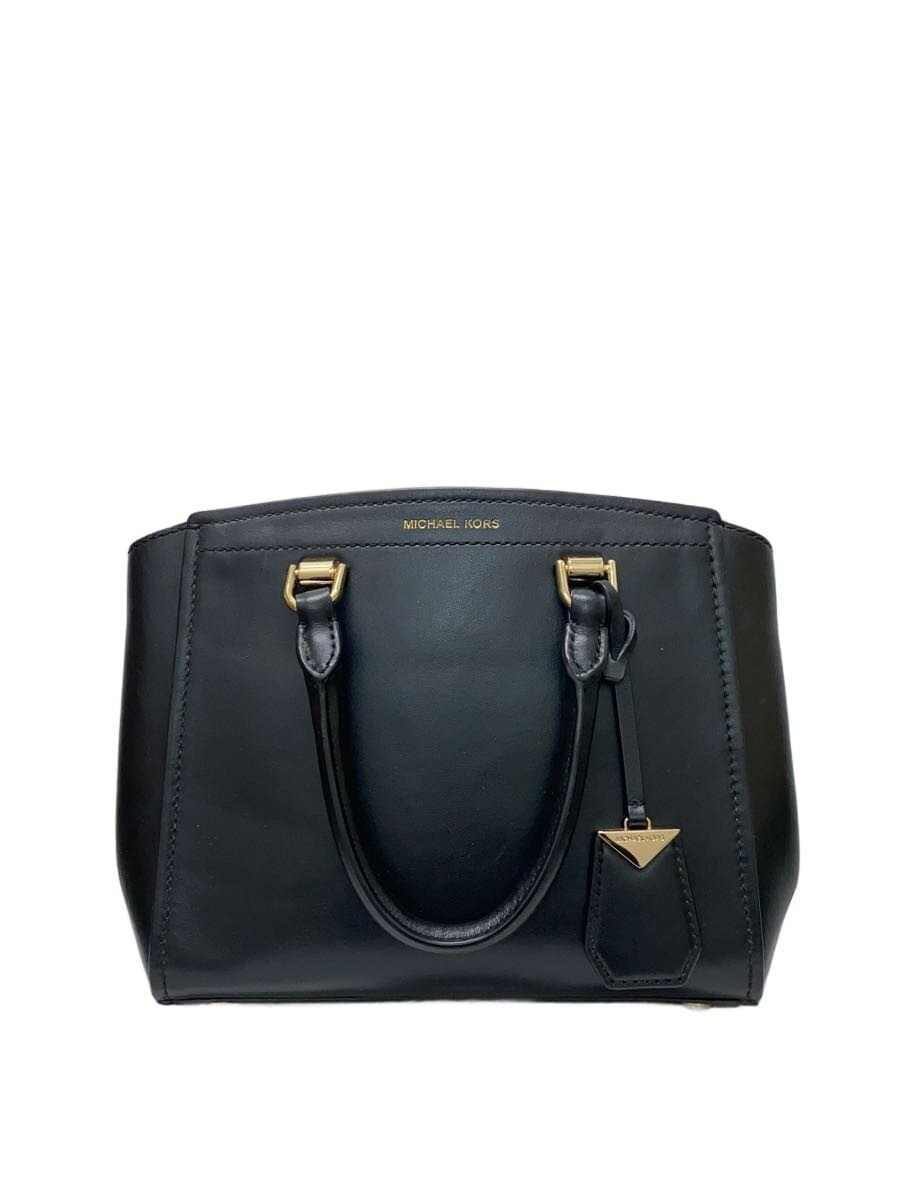 MICHAEL KORS Handbag Leather BLK 30T8GN4M2L